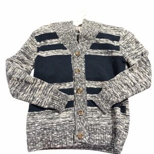 Cat & Jack Kids Gray and Navy Sweater